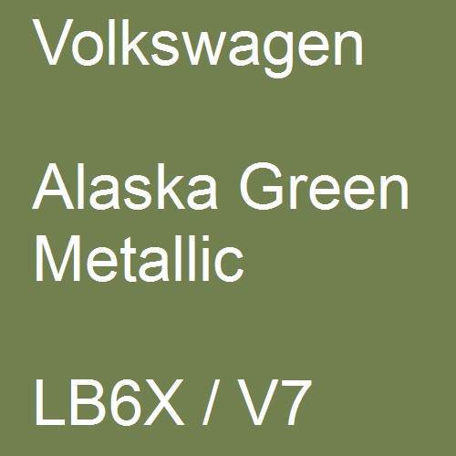 Volkswagen, Alaska Green Metallic, LB6X / V7.